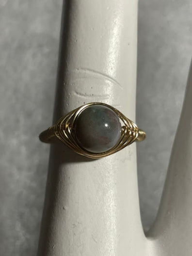 Agate Ring - Gold