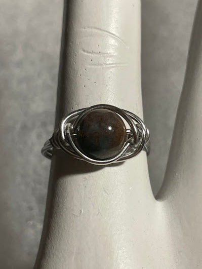 Agate Ring - Silver