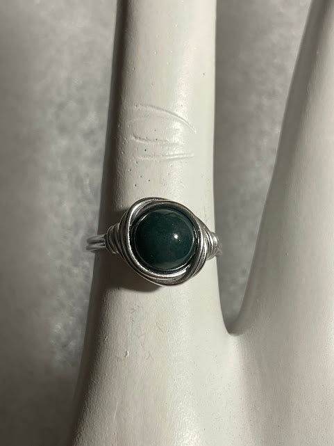 Agate Ring - Silver