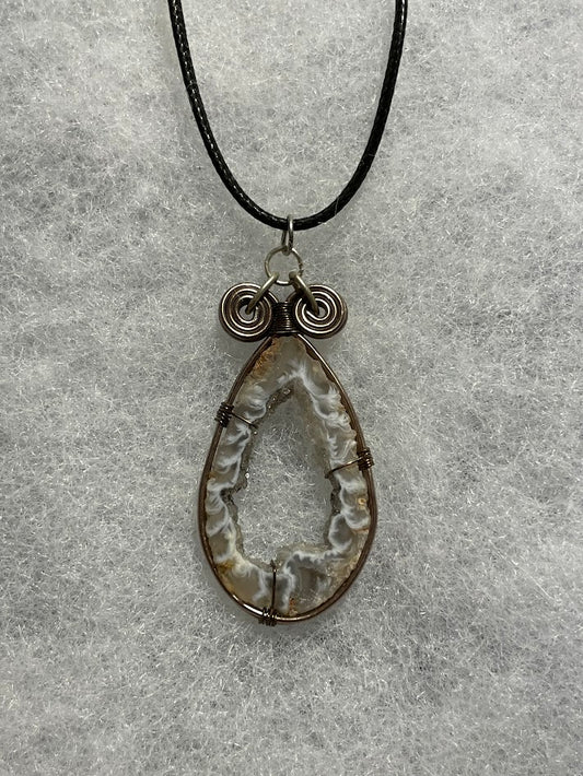 Agate Geode Necklace
