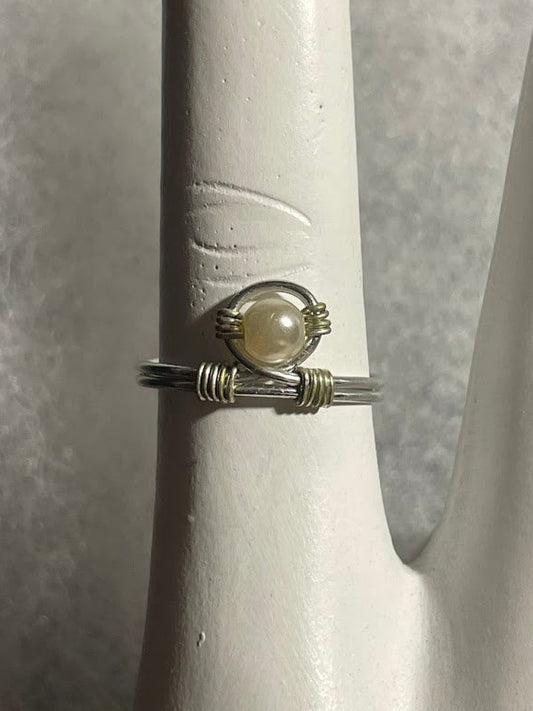 Pearl Ring - Silver
